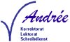 Andrée - Korrektorat, Lektorat, Schreibdienst